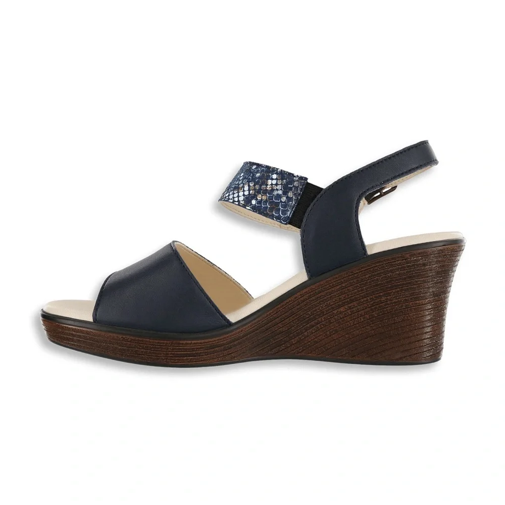 NEW SAS heather wedge Sandal‎ Size 10M B13